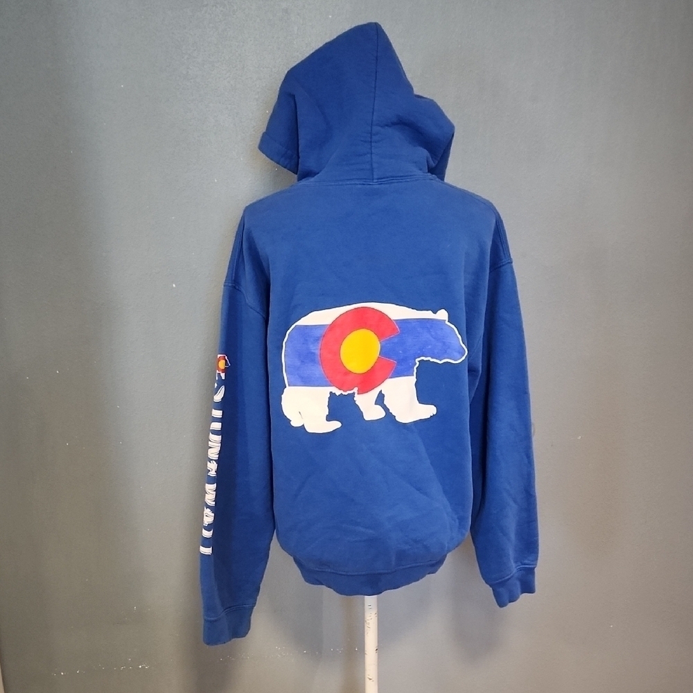 Heavy Blend Colorado Grizzly Bear Logo Stonewall CO Oversized Grunge Sweatshirt